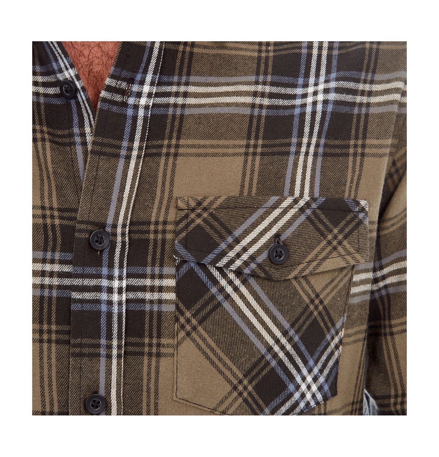 Men's Clothing Long Sleeve Flannel Shirt