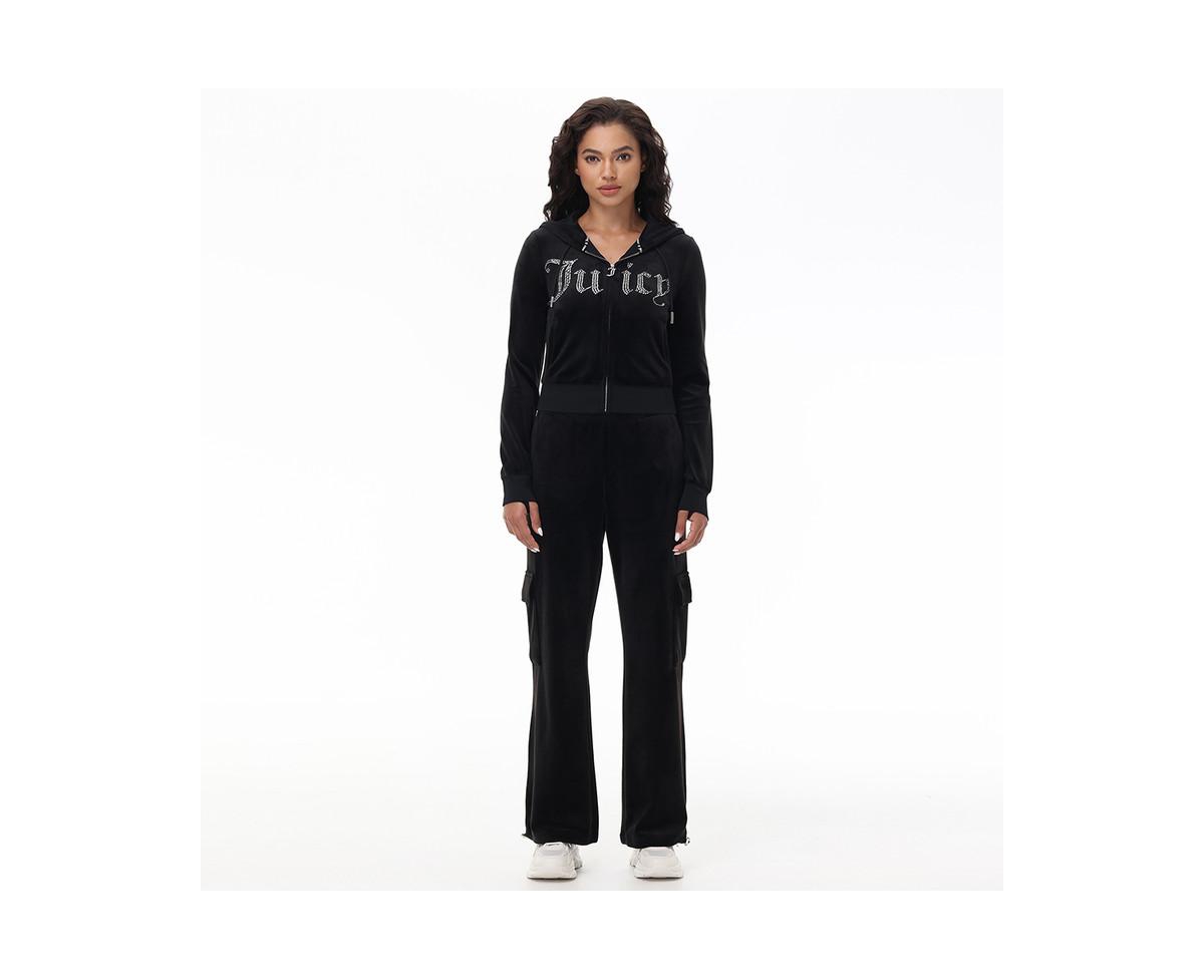 Juicy Couture Women's Bling Velour Cargo Pant