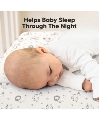 Soothe Waterproof Fitted Crib Sheets for Girl, Boy, 100% Soft Cotton Crib Mattress Protector Sheet