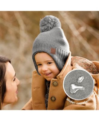 Muff Baby Beanie, Baby Hat for Baby Boys, Girls, Winter Hats for Kids, Newborn, Infant, Toddler 0-36 months