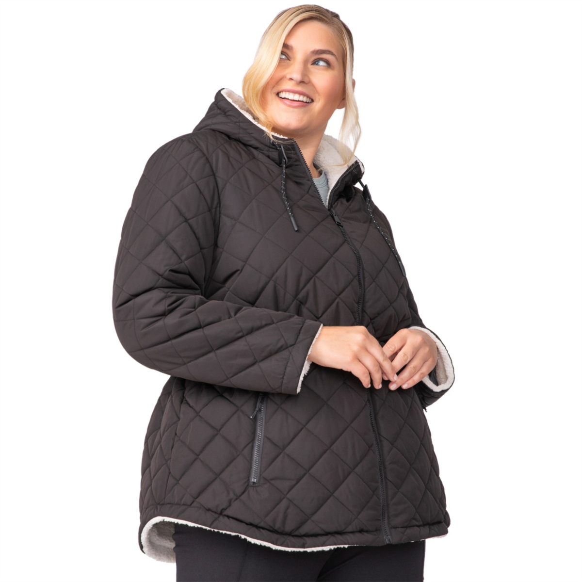 Free Country Plus Size Switch It Up Cloud Lite Reversible Jacket