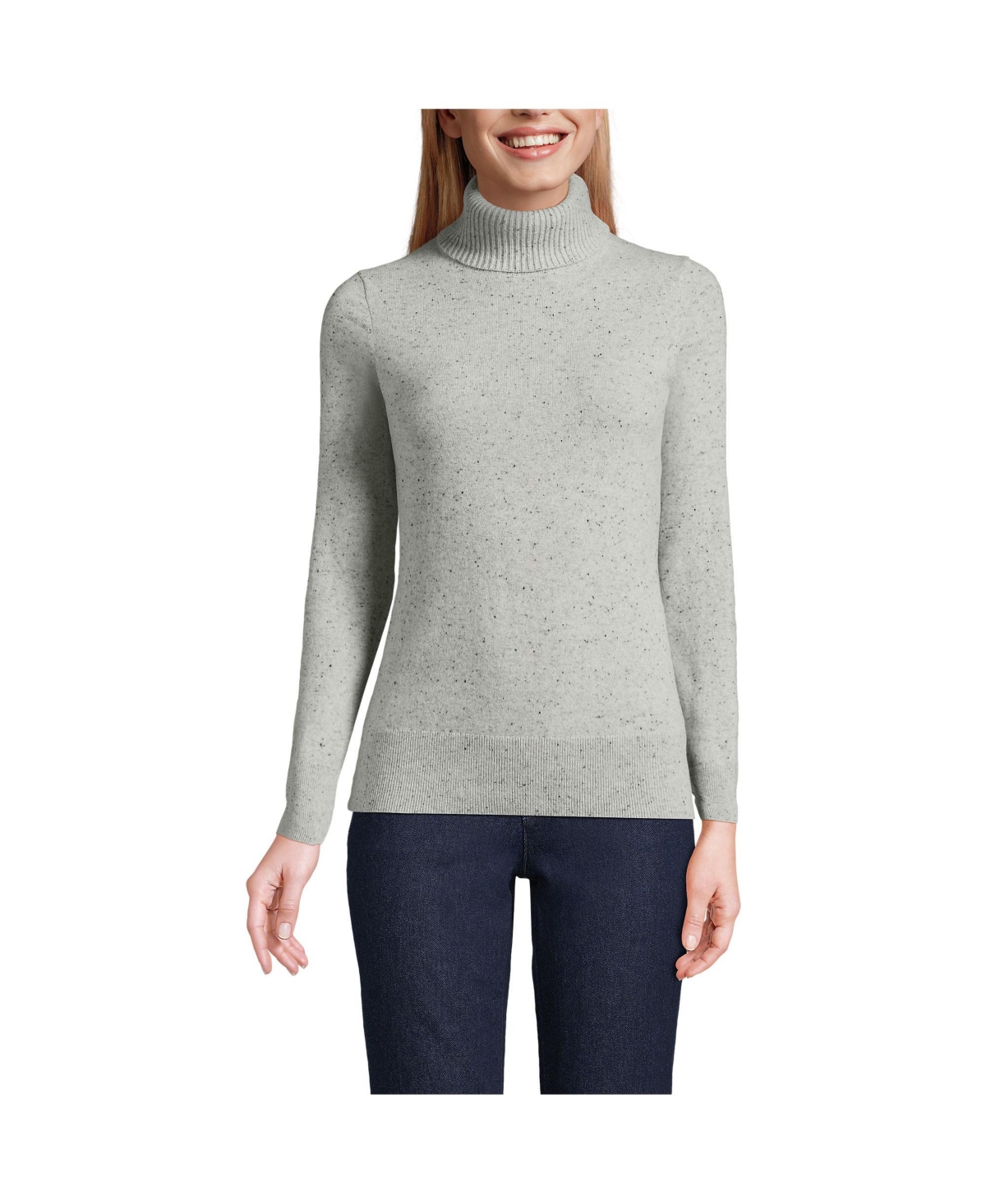 Women's Turtleneck Sweater - Fresh ivory