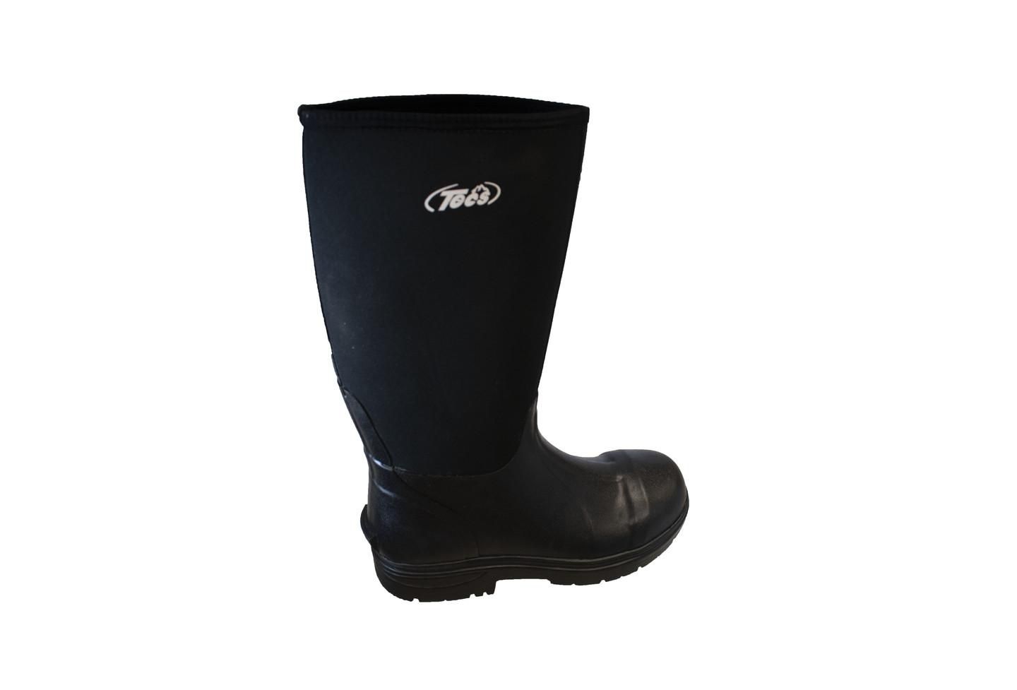 Мужские ботинки Tecs 16" Cement Rubber Boot Steel Toe Black, цвет: Чёрный — фото 2