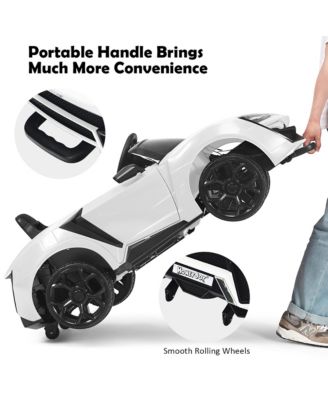 12V Kids Ride On Car 2.4G RC Electric Vehicle w/ Lights MP3 Openable Doors