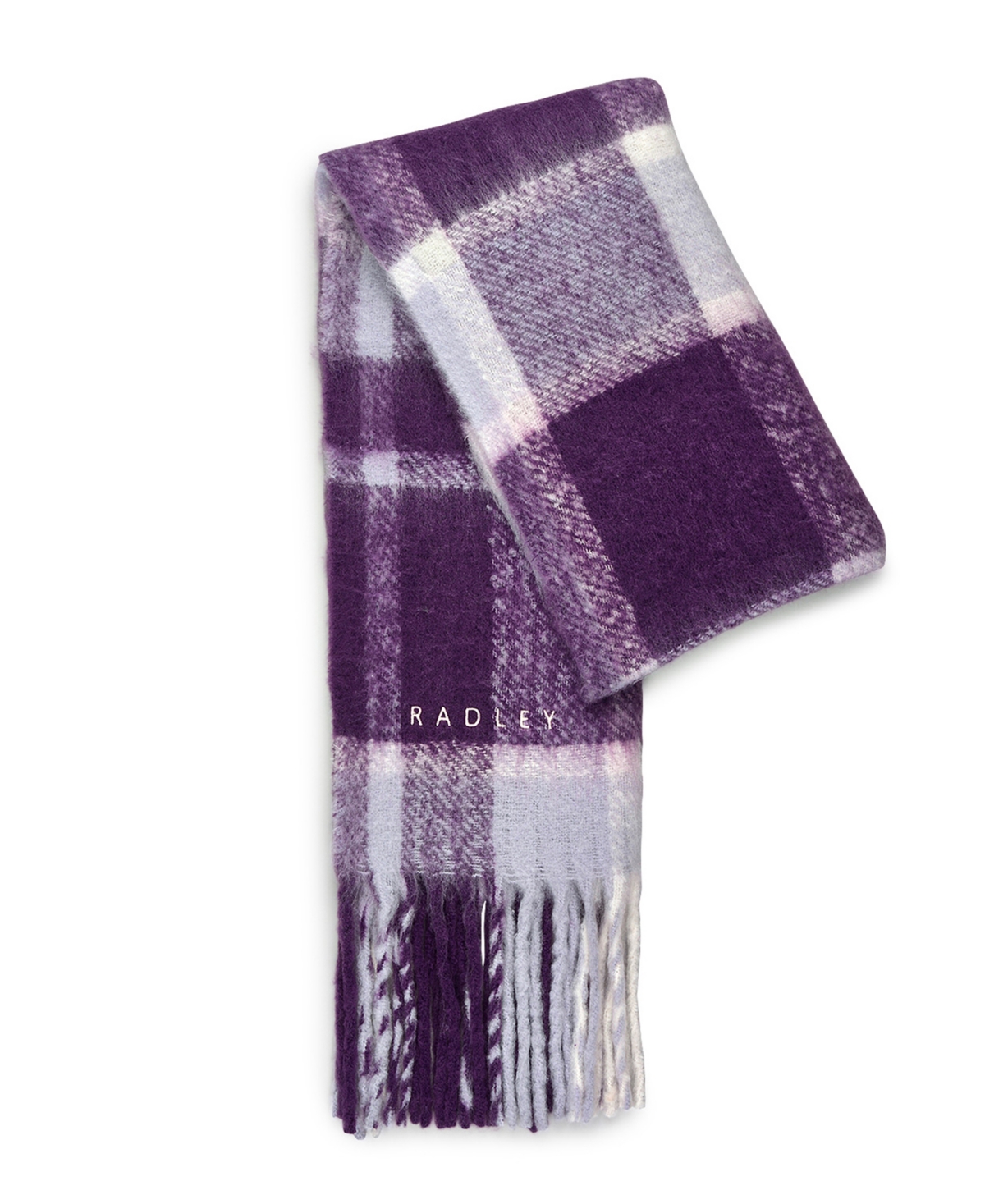 RADLEY LONDON FLUFFY CHECK SCARF