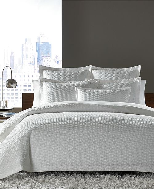 Hotel Collection Diamond Matelasse Duvet Covers, Created for Macy's Bedding Collections Bed