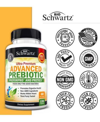 Prebiotics for Advanced Gut Health - Immune System Support - 120ct
