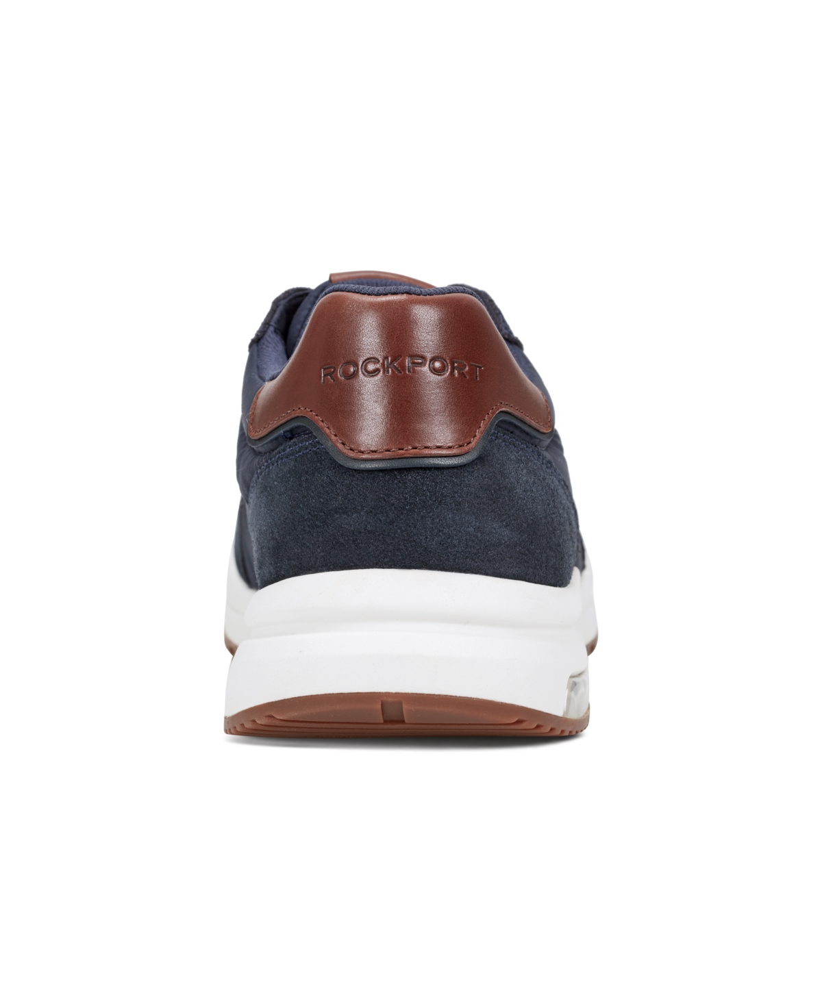 Shop Rockport X Reebok Men's Dmx Brock Casual Lace-up Sneakers In Navy