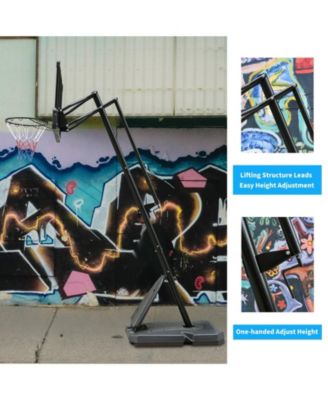 Outdoor Basketball Hoop with Height Adjustment for Versatile Play