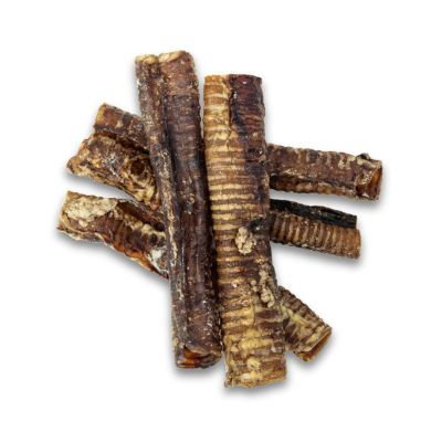 12-Inch Beef Trachea Dog Treats - 100% Natural, High-Protein, Low-Fat Chews with Chondroitin for Joint Support, Nutrient-Rich, No Artificial Additives – 12” (5-Pack)