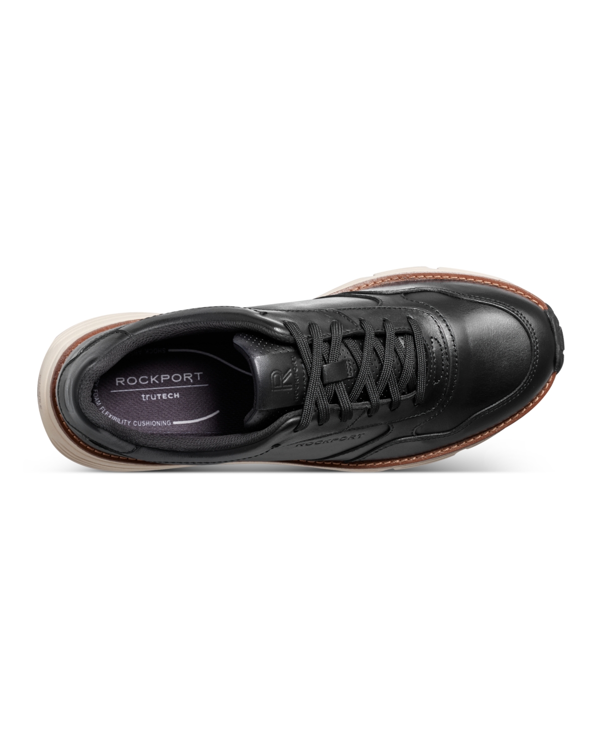 Rockport Men's Weston Casual Round Toe Lace-Up Sneakers -Leather