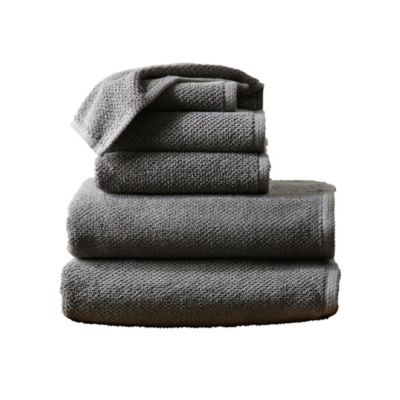 Cotton Textured 6-Piece Bath Towel Set