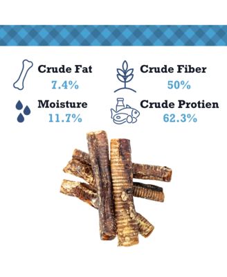 Beef Trachea Dog Treats - 100% Natural, High-Protein, Low-Fat Chews with Chondroitin for Joint Support – 6” (5-Pack)