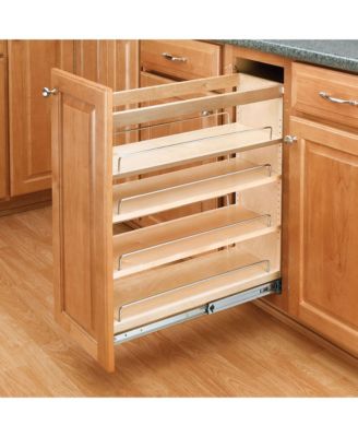 6" Pullout Kitchen Cabinet Organizer Pantry Spice Rack, 448-BC-6C