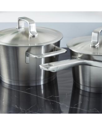 DiNA Meta 10pc Recycled 18/10 Stainless Steel Cookware Set