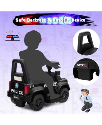 2-in-1 6V Kids Ride On Car Toddler Push Car w/ Megaphone & Siren