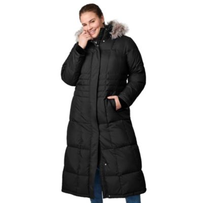 Plus Size Full Length Splendor Down Jacket