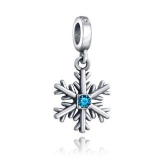 Bling Jewelry Sterling Silver Frozen Winter Christmas Ice Blue Crystal ...