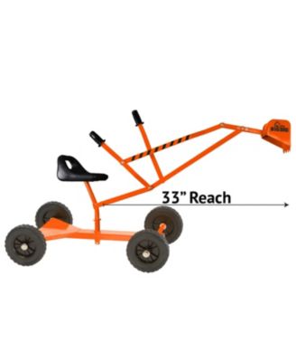 and Roll Special Edition Sandbox Digger w/ 360 Degree Rotation, Orange
