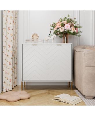 2-Door Accent Cabinet Storage Cabinet