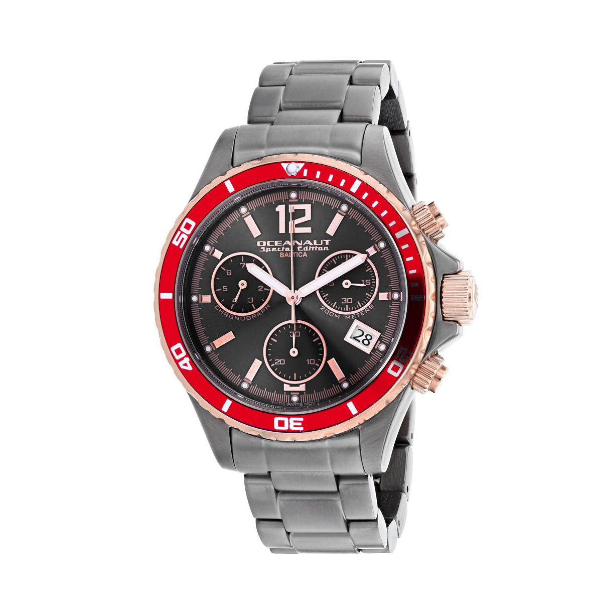 Oceanaut Men's Baltica Special Edition Black Dial Watch - OC0530 - Black