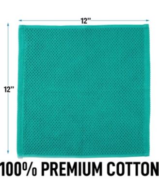 6 Pack Waffle Weave Reusable Cotton Kitchen Towels