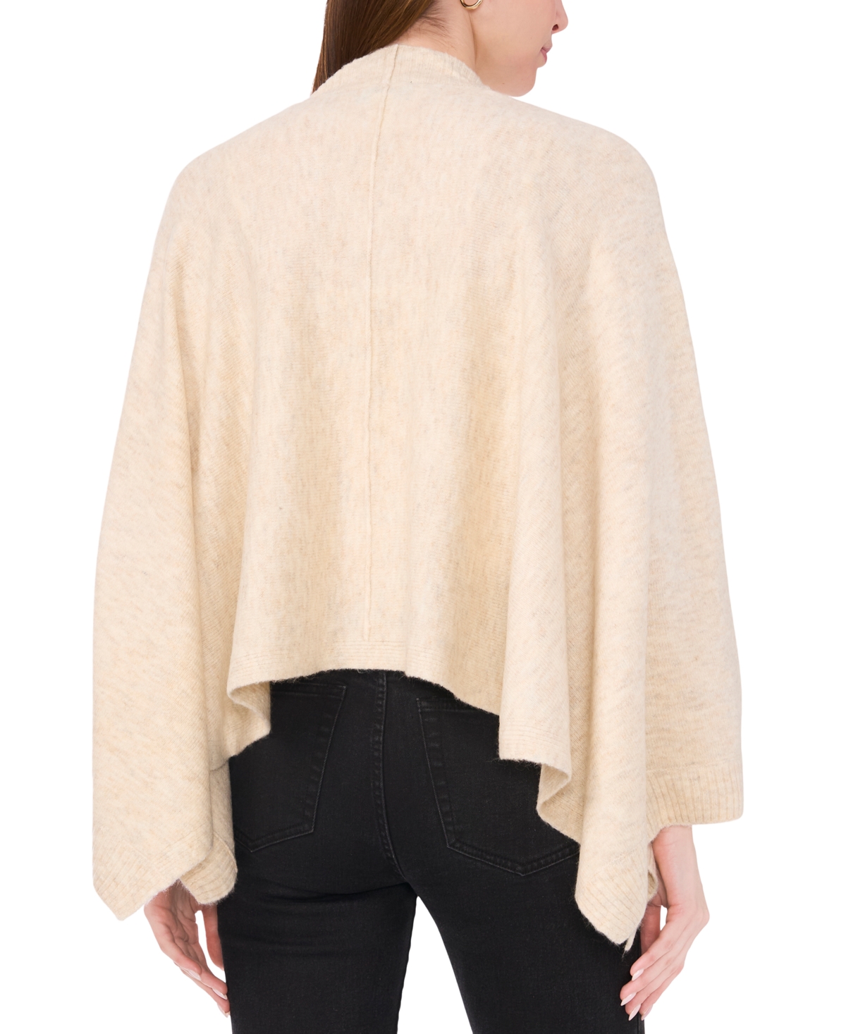 Sam & Jess Women's Open-Front Handkerchief-Hem Cardigan