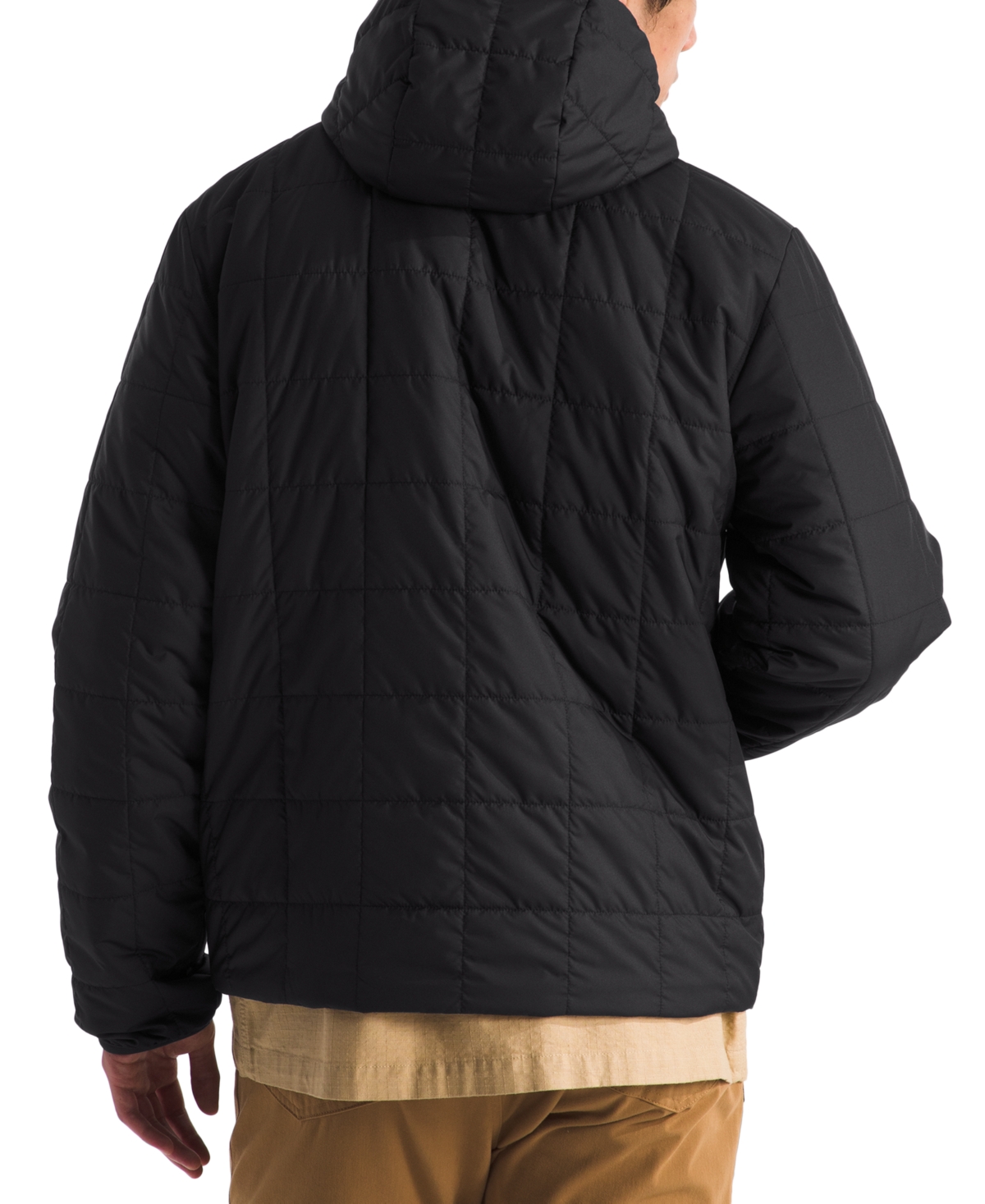 The North Face Men's Junction Zip-Front Insulated Hoodie Jacket -tnf Black Block Camo Print