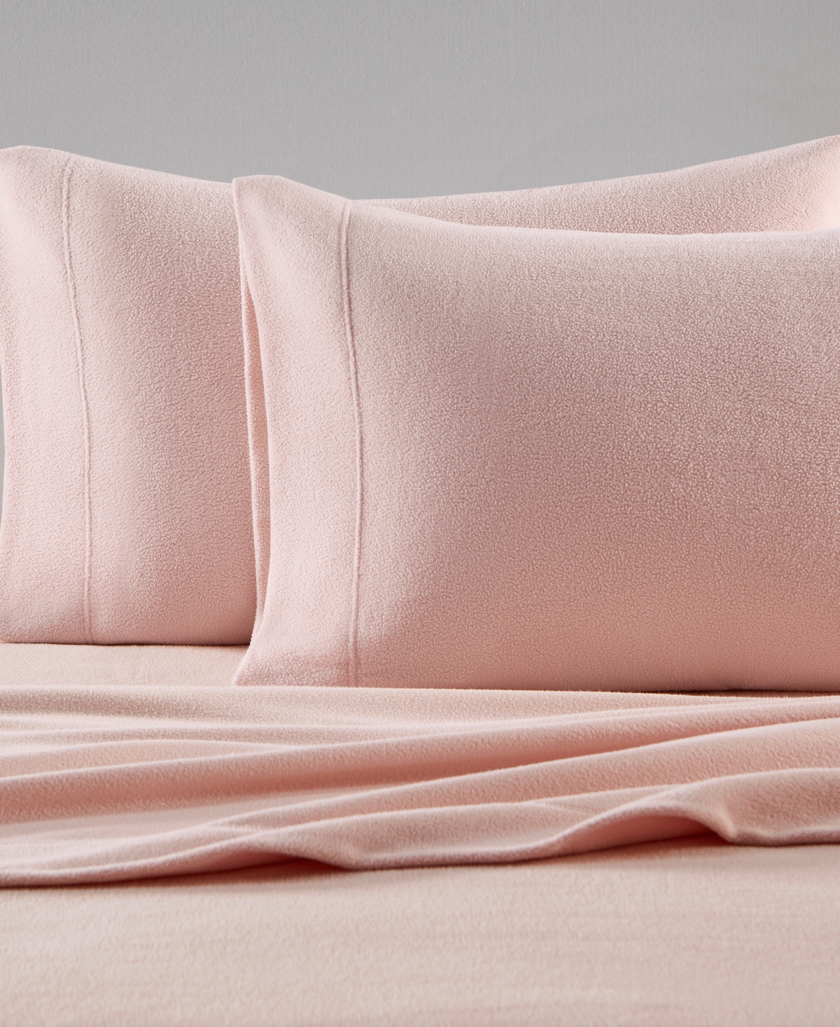 Shop Sleep Philosophy Micro-fleece 4-pc. Sheet Set, California King In Blush