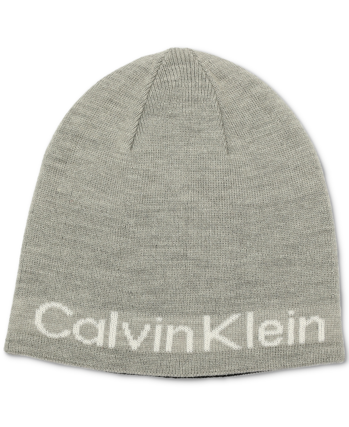 Calvin Klein Men's Large Logo Scarf & Beanie Set In Green