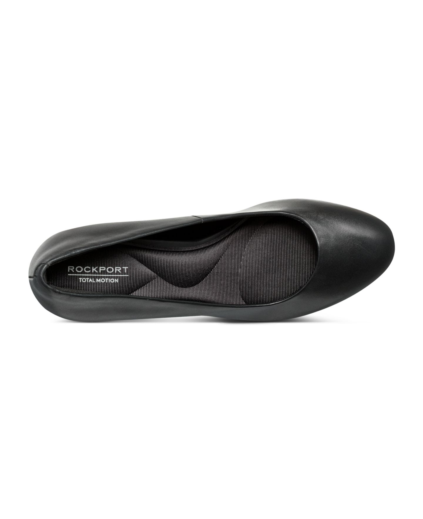 Женские туфли-лодочки Rockport Carmen Total Motion, цвет: Чёрный кожаный — фото 4