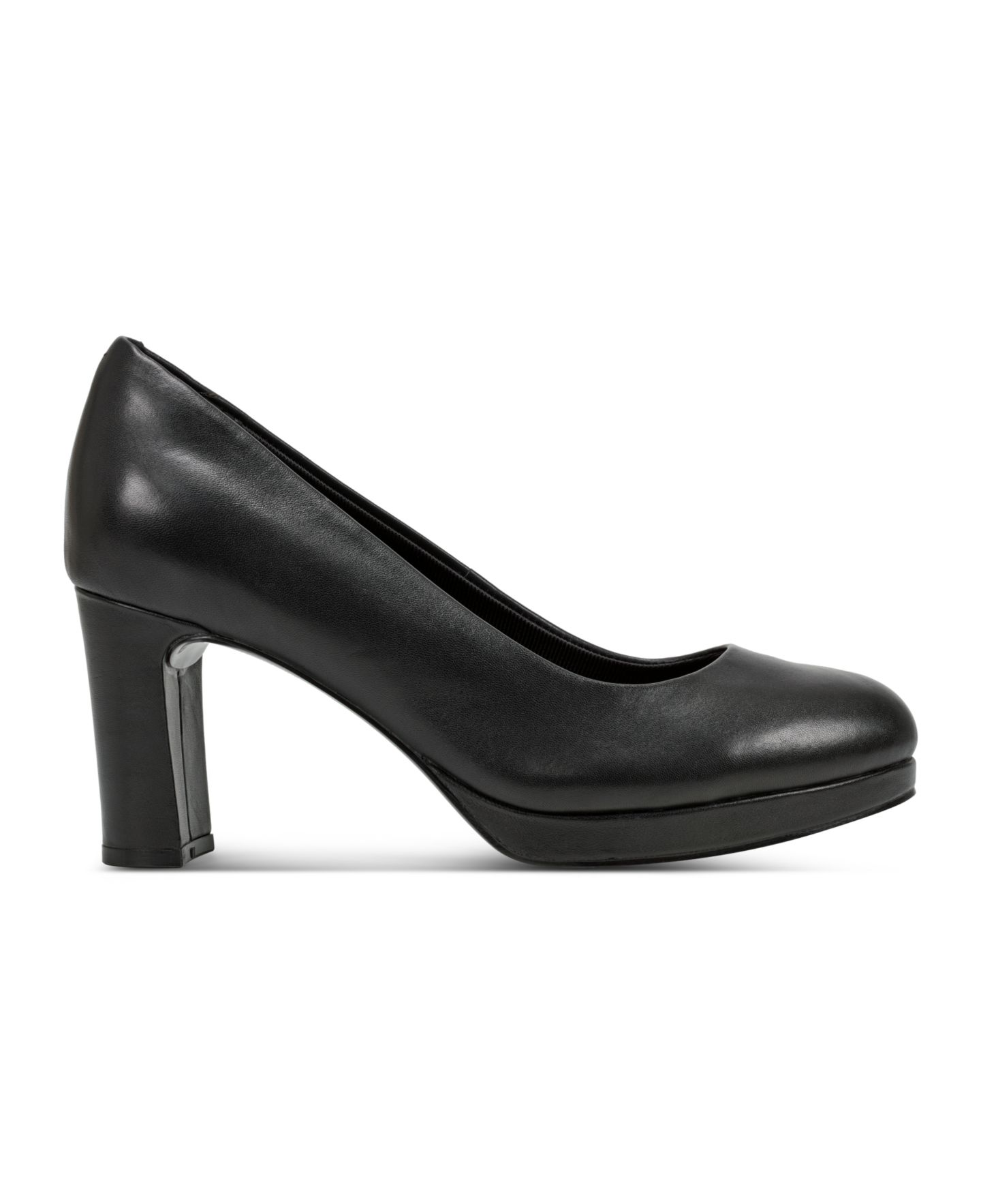 Женские туфли-лодочки Rockport Carmen Total Motion, цвет: Чёрный кожаный — фото 2