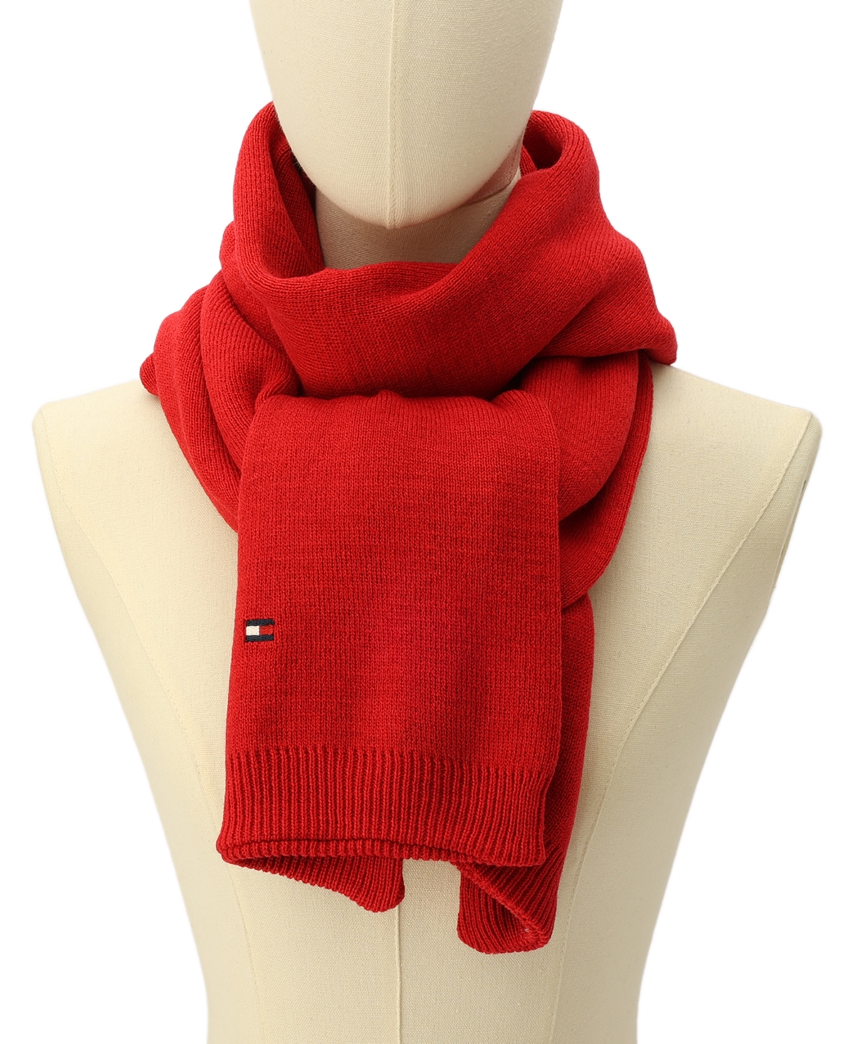 Tommy Hilfiger Men's Flag Embroidery Scarf
