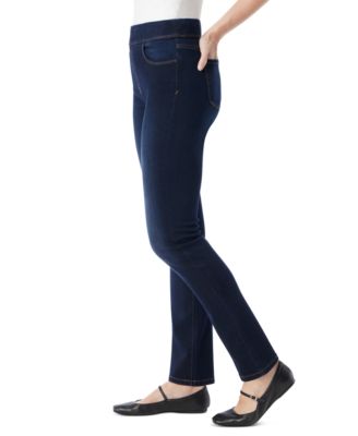 Women's Amanda High-Rise Straight Pull-On Jeans