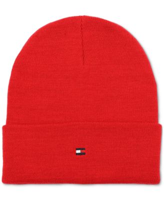 Men's Flag Embroidery Double Cuff Beanie