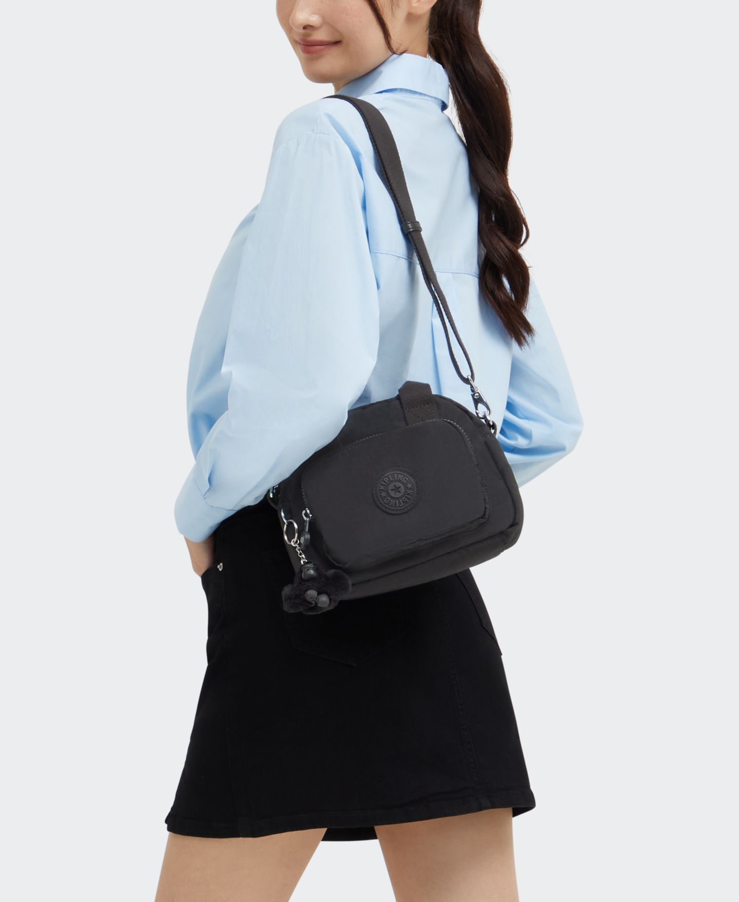 Женская сумка Kipling Defea Mini Crossbody, цвет: Чёрный — фото 5