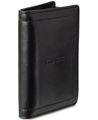 Men's Minimalist Leather Pop Up Card Holder Wallet