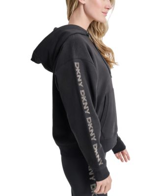 Women's Rhinestone Logo Fleece Hoodie