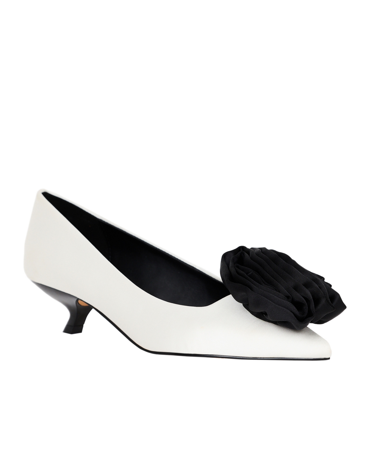 Shop Katy Perry Women's Micro Heel Flower Pumps In Optic White