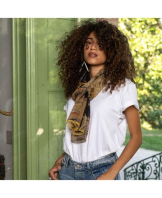 Alessandra - Long Sheer Silk Scarf for Women