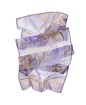 Alessandra - Long Sheer Silk Scarf for Women