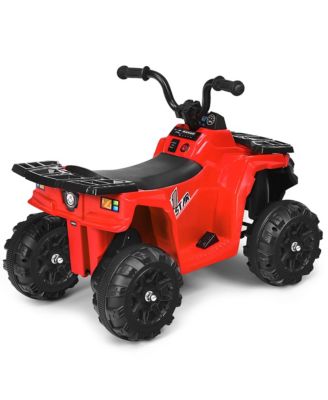 6V Battery Powered Kids Ride On ATV 4-Wheeler Quad w/ MP3 & LED Headlight