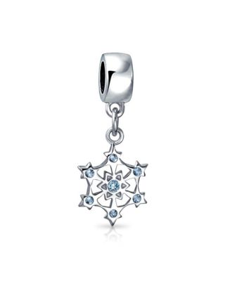Bling Jewelry Frozen Winter Holiday Party Aqua Ice Blue CZ