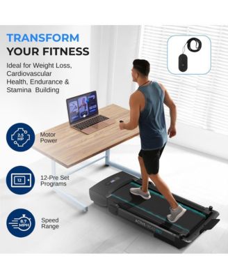 Folding Motorized Treadmill Machine with Smart Speed Control