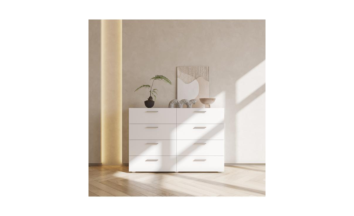Slickblue 8-Drawer Double Dresser for Bedroom – Spacious and Stylish Storage Solution