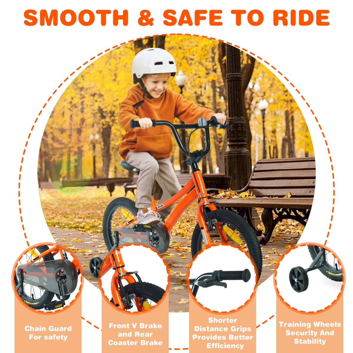 Slickblue Best Kids' Bikes with Training Wheels for Boys Age 4-7 Safe & Fun Bicycle Options