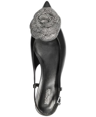 Women's Elodie Rosette Slingback Flats 