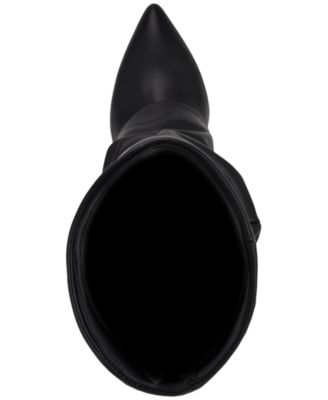 Women's Geima Foldover Slouchy Pointed Toe Block Heel Tall Boots