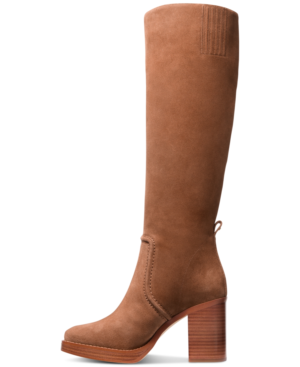 Michael Kors Michael  Women's Hayden Block-heel Boots In Luggage