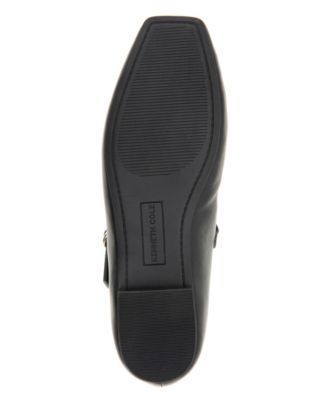 靴 KIMHEKIM MONROE SQUARE TOE FLATS (BLACK) Monroe Ballerina Flat (White) - KIMHĒKIM